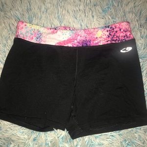 girls spandex shorts